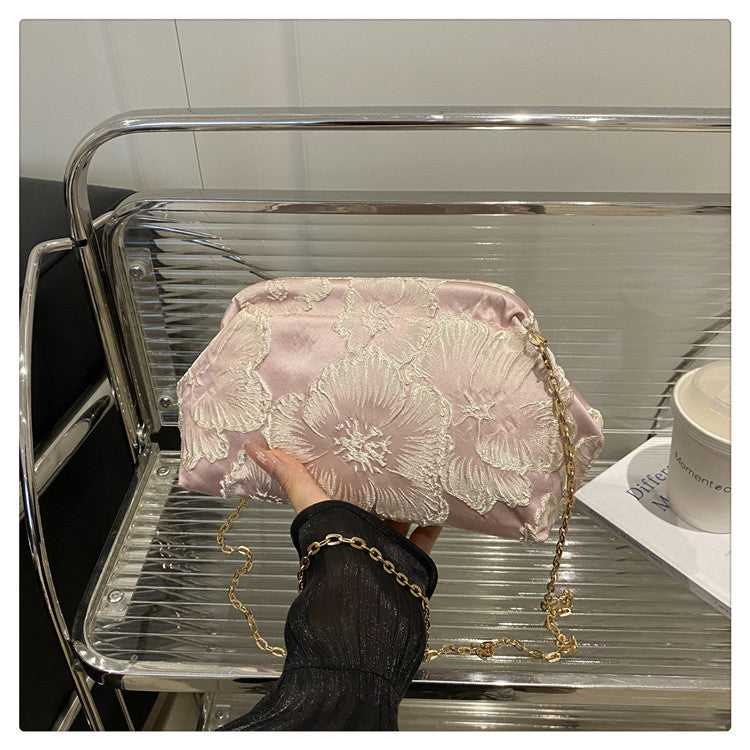 Florale Verzierte Abendtasche Karnz