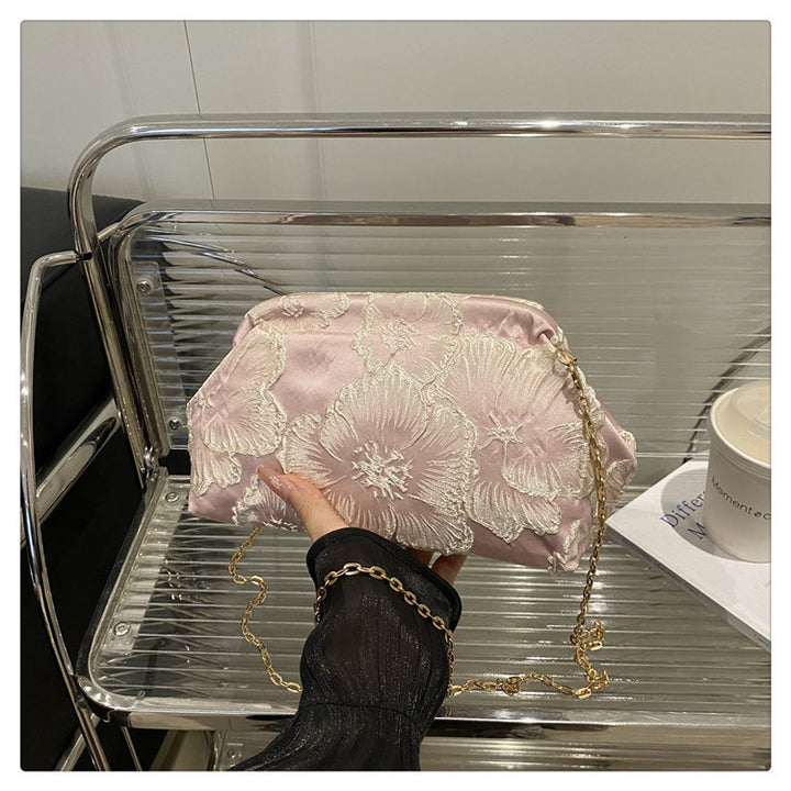 Florale Verzierte Abendtasche Karnz