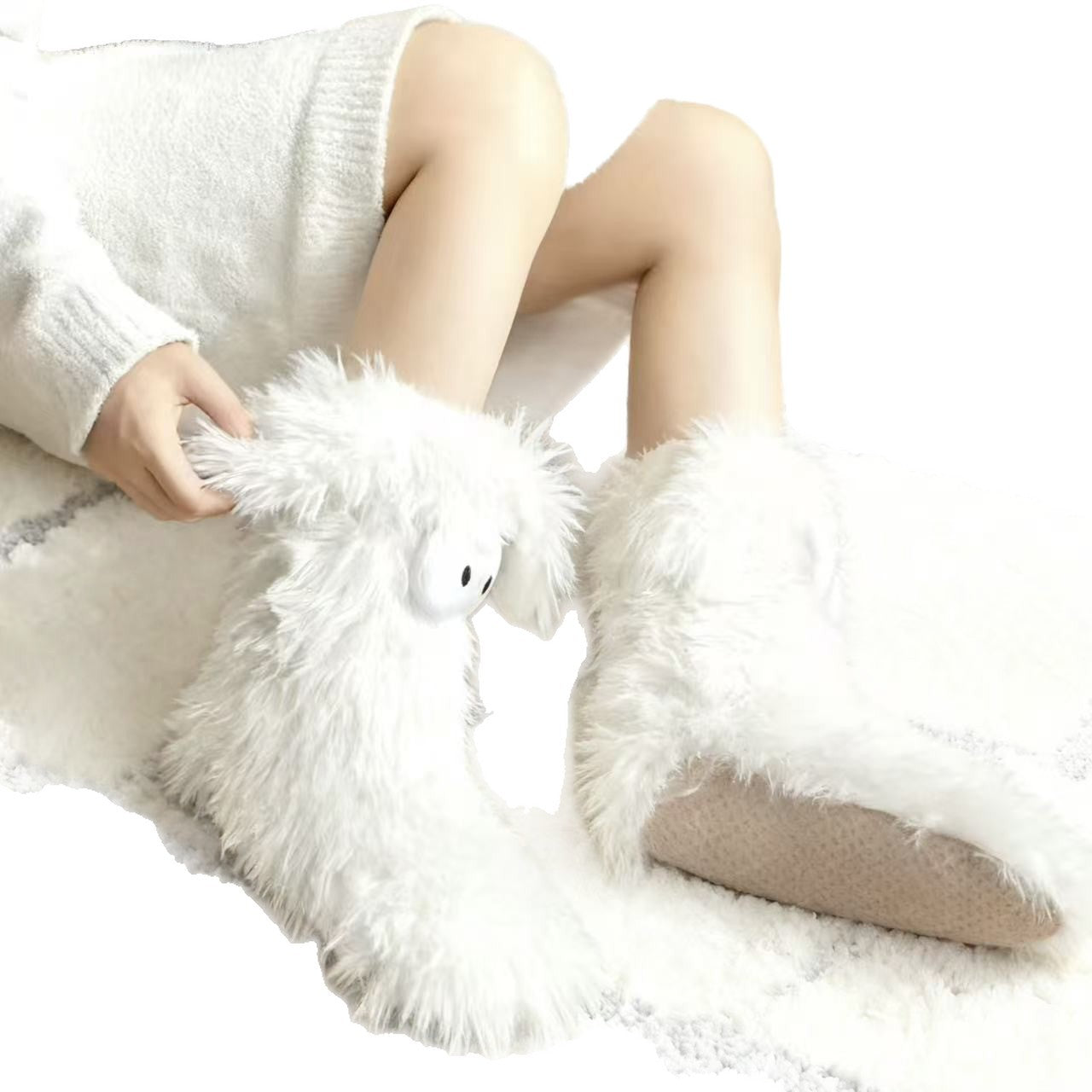 Damen Kuschelige Hausschuhe mit tierischem Design Karnz