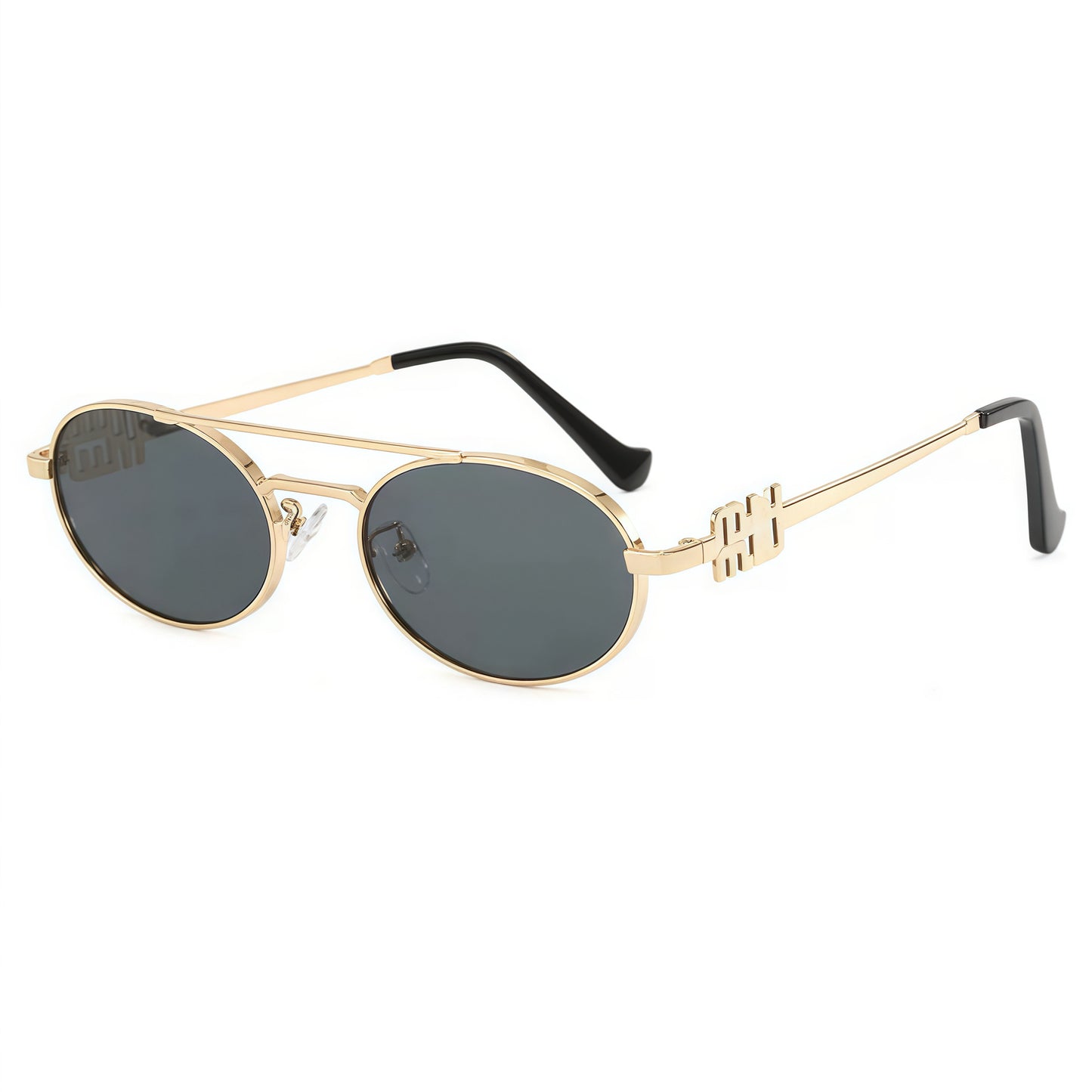 Damen modische Brille mit elegantem Metallrahmen und einzigartigem Design Karnz