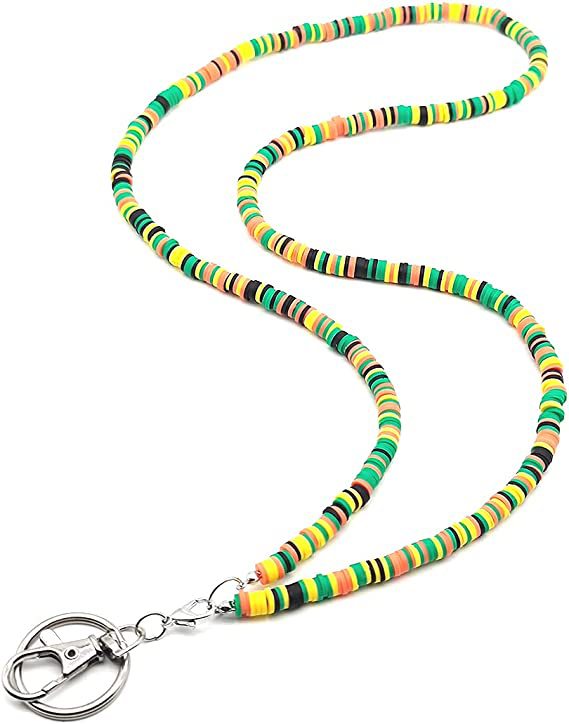 Bunte Perlen Brillen Kette Karnz