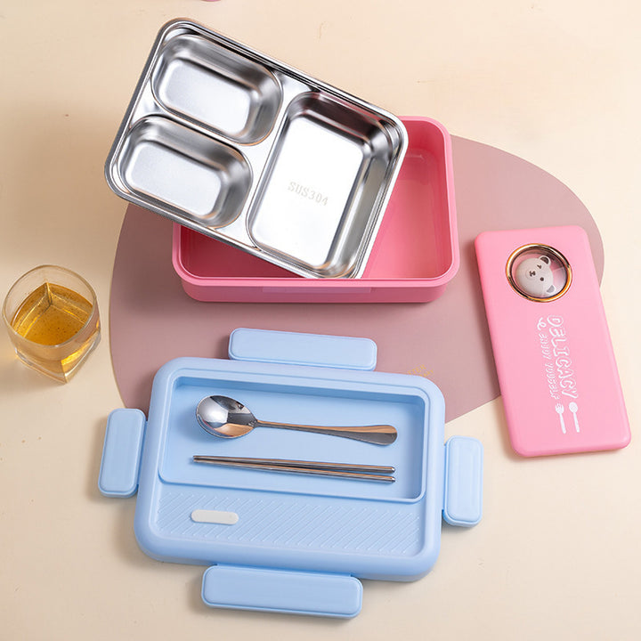 Multifunktionale Bento-Lunchbox mit süßem Tierdesign