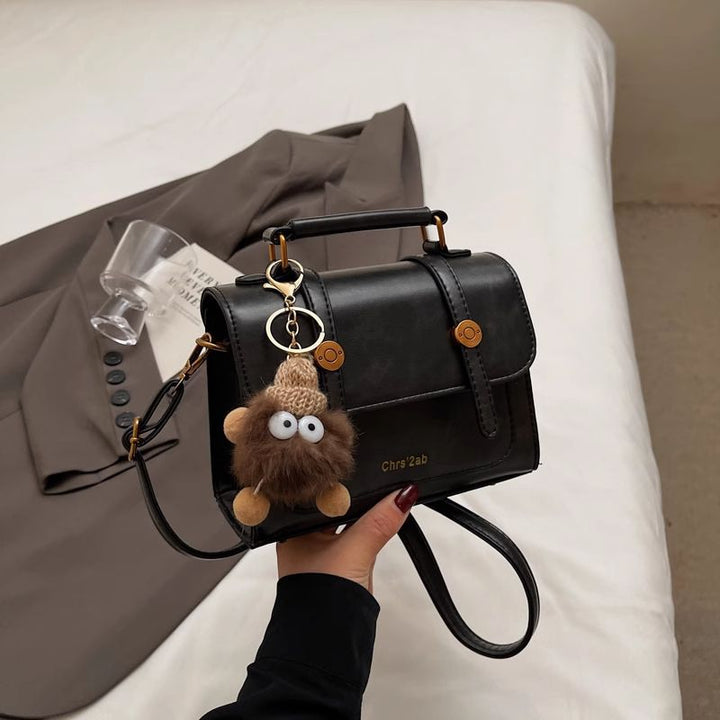 Strukturierte Kunstleder-Handtasche Karnz