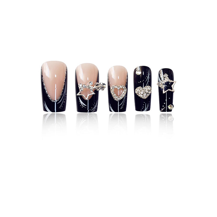 Glamourös 3D Nagel Kunst Set Karnz