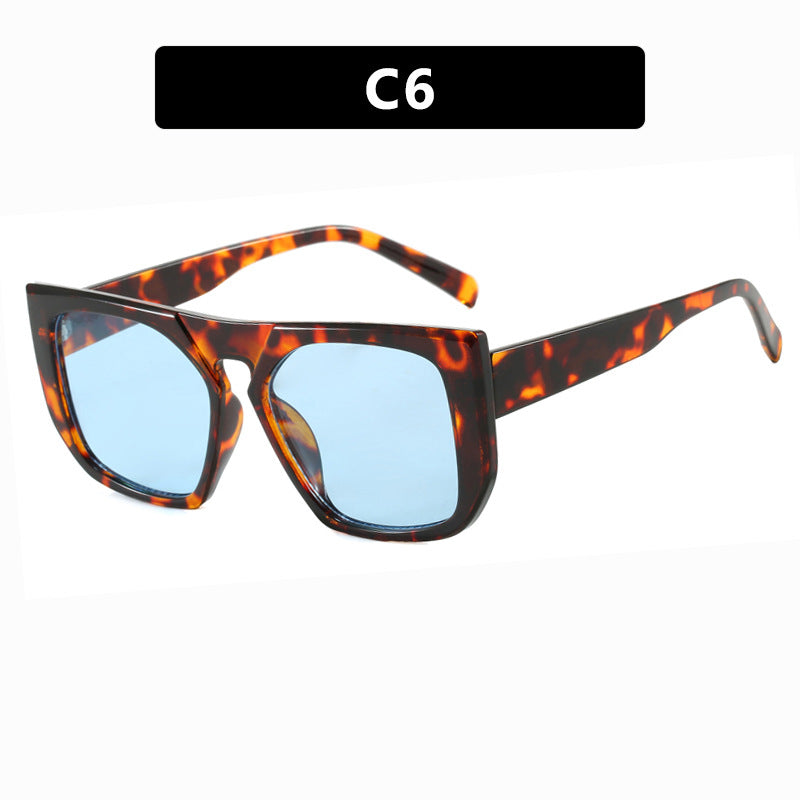 Damen quadratische Fashion Sonnenbrille Karnz