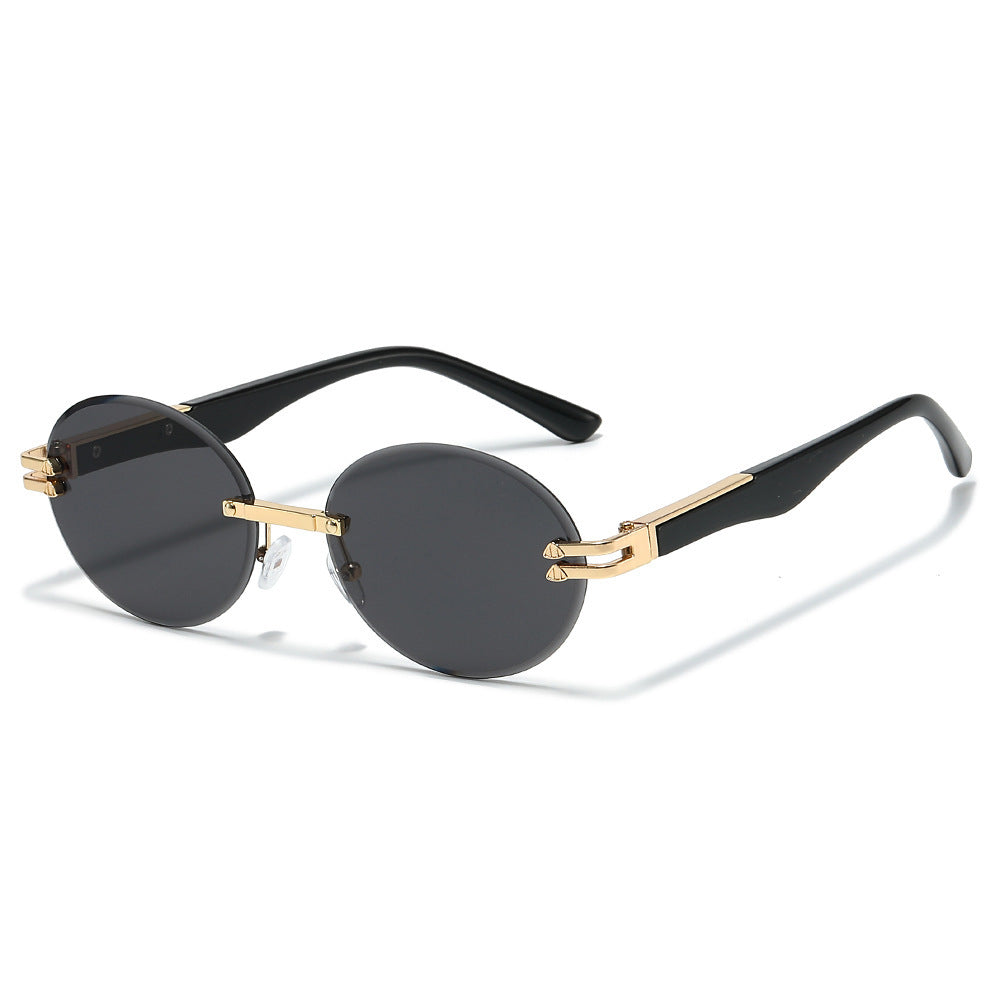 Stylische runde Rahmen-Sonnenbrille Karnz