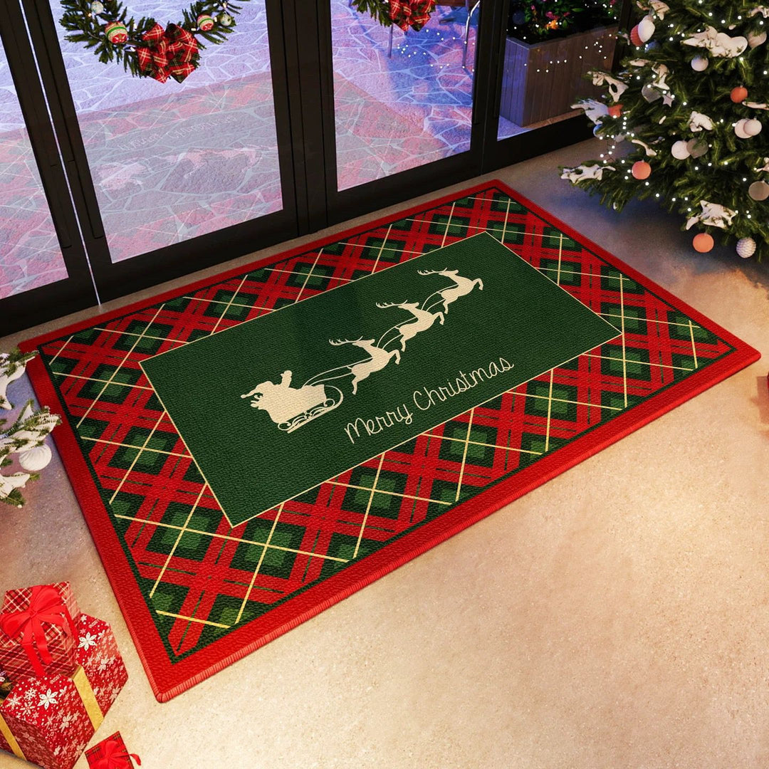Festliche Weihnachtsbaum-Themen-Innendoormat Karnz
