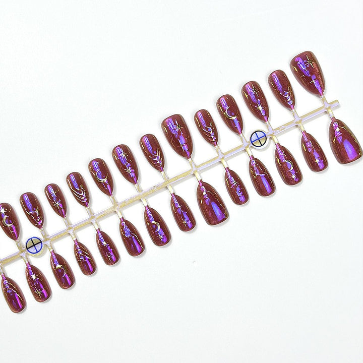 Dekorativer Press-On-Nagelset mit einzigartigen Designs Karnz