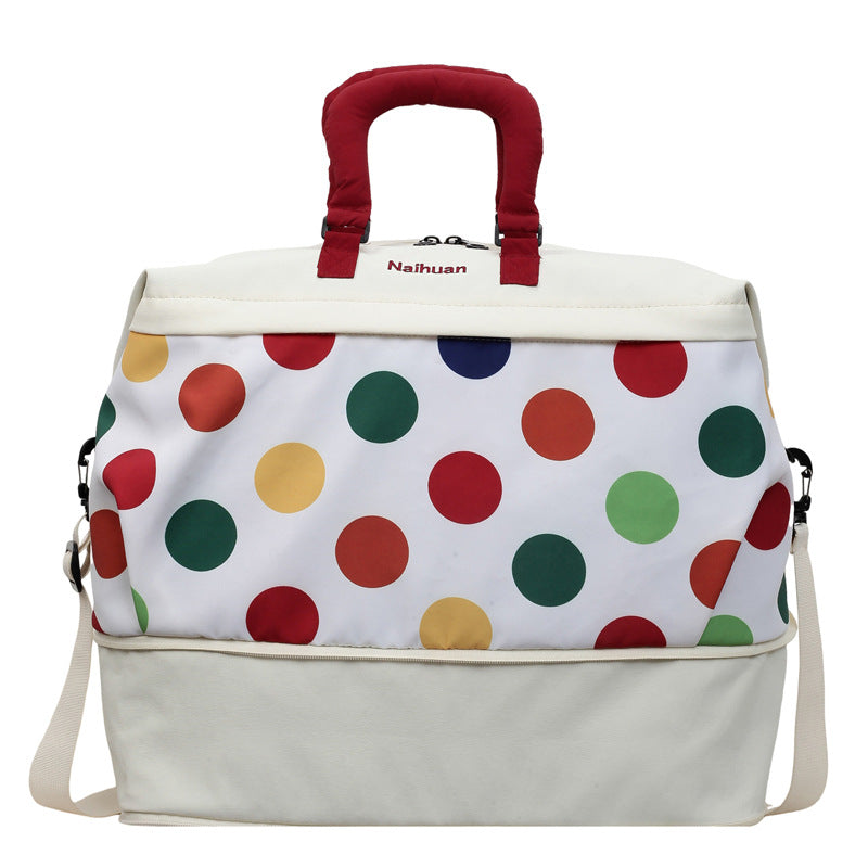 Multifunktionale Reisetasche mit Punkten