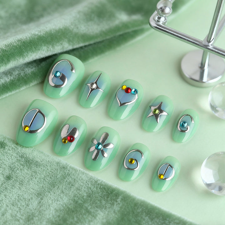 Künstlerisch Verziert Nagelkunst Karnz