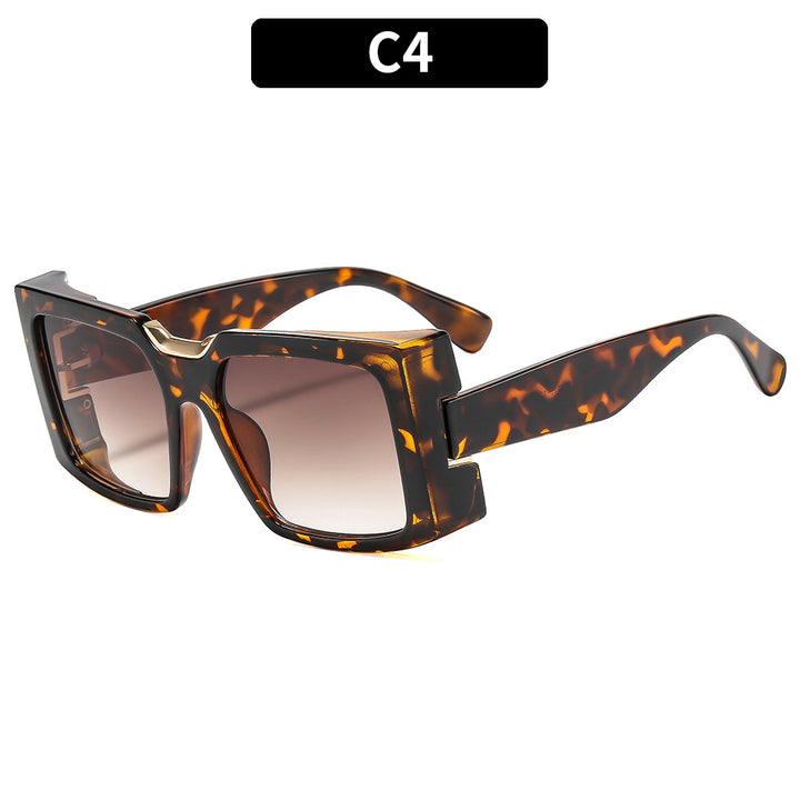Fetter geometrischer Rahmen Eyewear