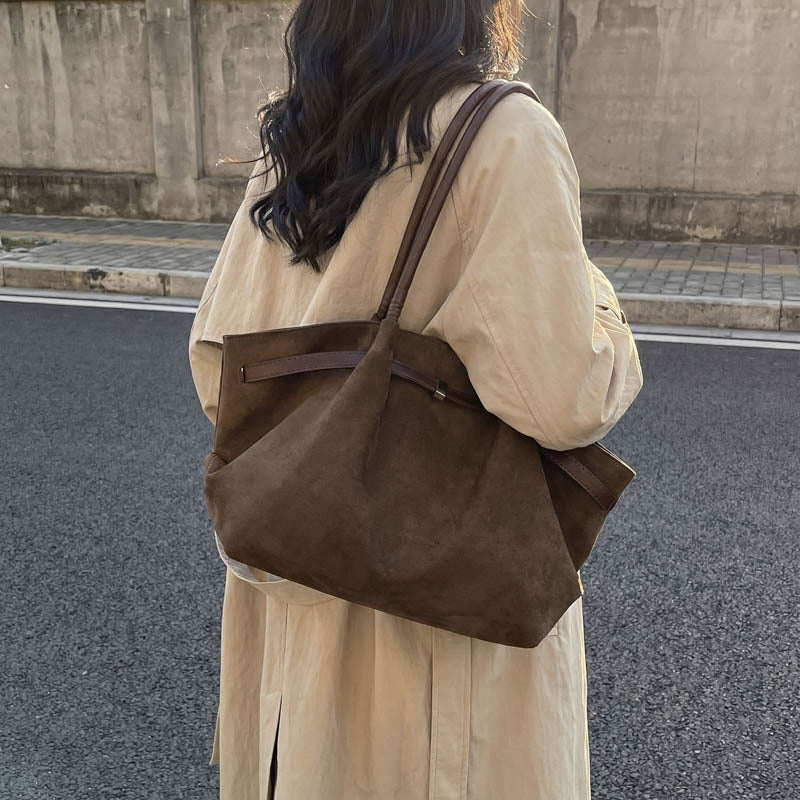 Wildleder Übergroße Tote Tasche Karnz