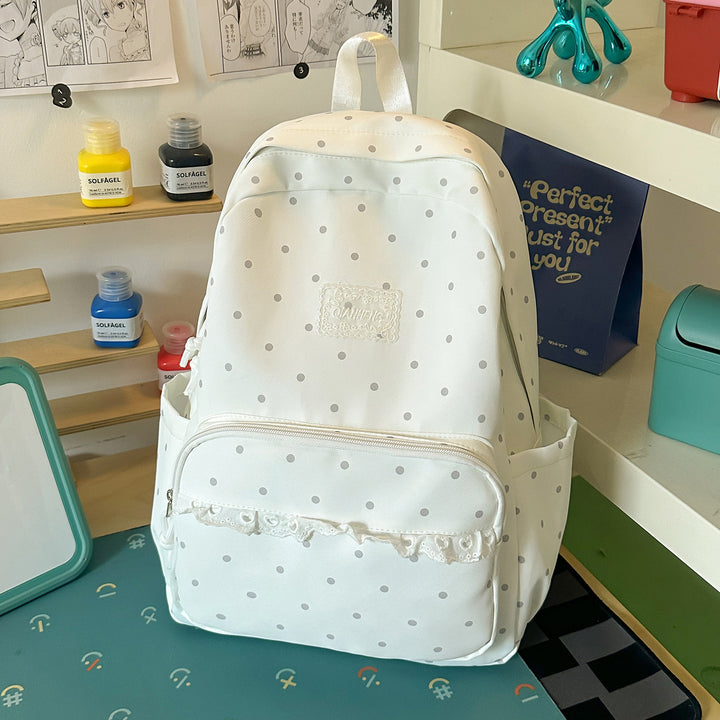 Polka Dot Dekorative Rucksack Karnz