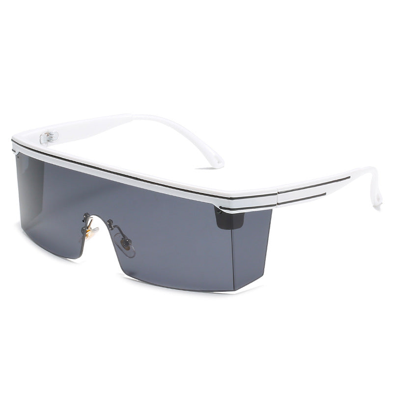 Damen Sportliche Sonnenbrille mit futuristischem Design und störungsfreiem Sichtfeld Karnz