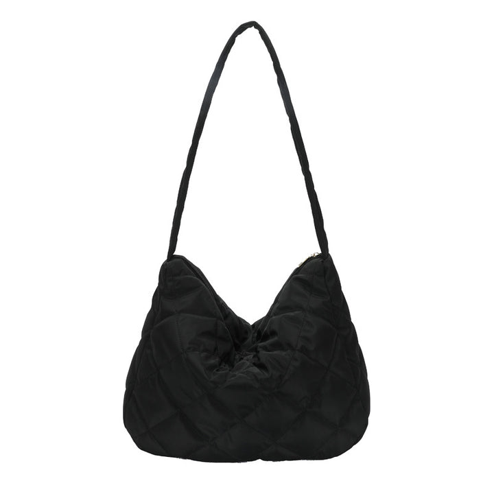 Gepolsterte Hobo-Handtasche