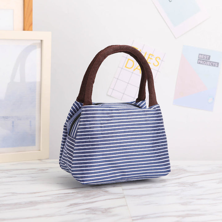 Floral Print Isolierte Lunch-Tragetasche Karnz