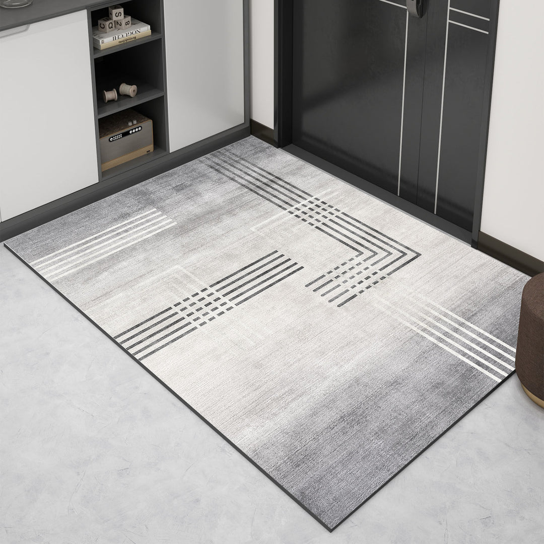 Geometrisches Muster Dekorativer Teppich