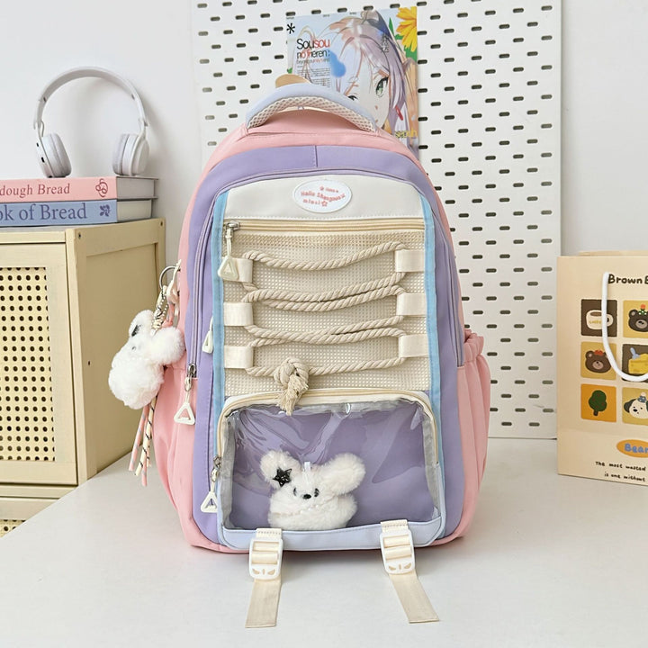 Multi-Funktionale Cartoon-Themen Rucksack mit niedlichen Accessoires