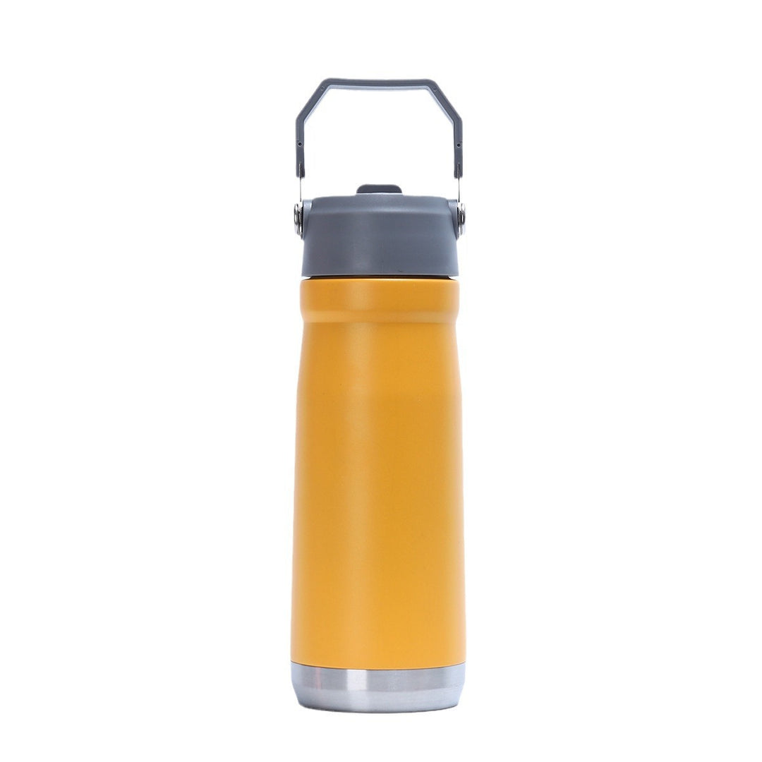 Damen Praktische Isoliertrinkflasche mit klappbarem Tragegriff Karnz