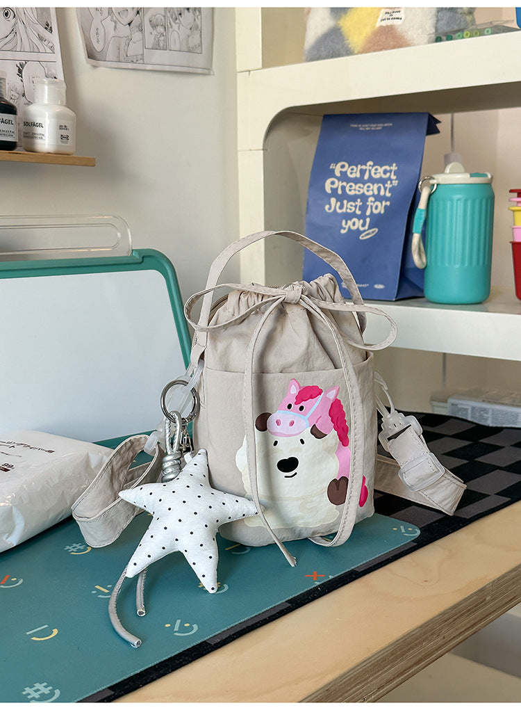 Niedlicher Plüsch-Charakter Mini-Rucksack