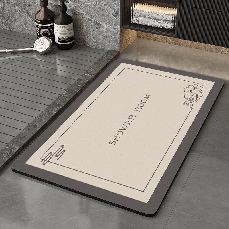 Memory Foam Badmatte mit Blumenmuster