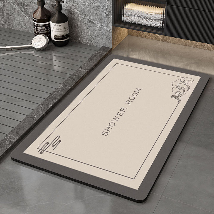 Memory Foam Badmatte mit Blumenmuster