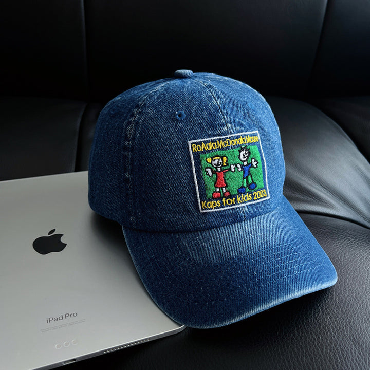Vintage Grafik Denim Cap