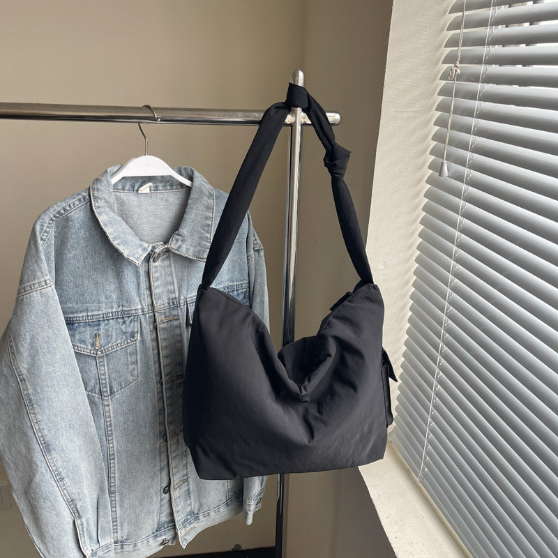 Knoten-Handgriff Canvas Tasche Karnz