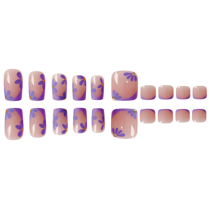 Künstlerische Französische Tipp Nagelkunst Verlängerungen Karnz