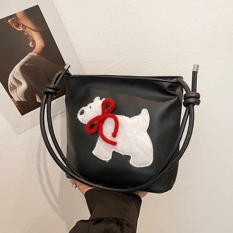 WoCute Teddy Bear Patch Handtasche Karnz