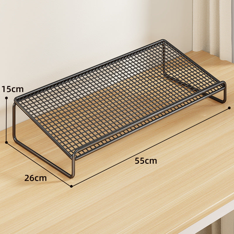 Mesh Stapelbarer Schreibtisch Organizer Regal Erhöher