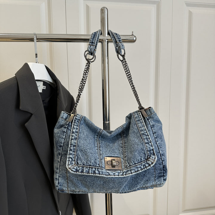 Chic Denim Umhängetasche