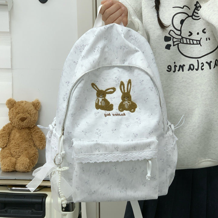 Cute Bunny-Themed Casual Backpack Karnz