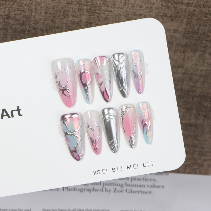 Abstract Nail Art Karnz