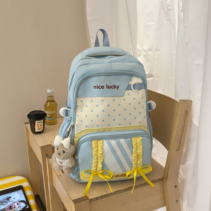 Stylischer multifunktionaler Rucksack mit niedlichen Charms Karnz