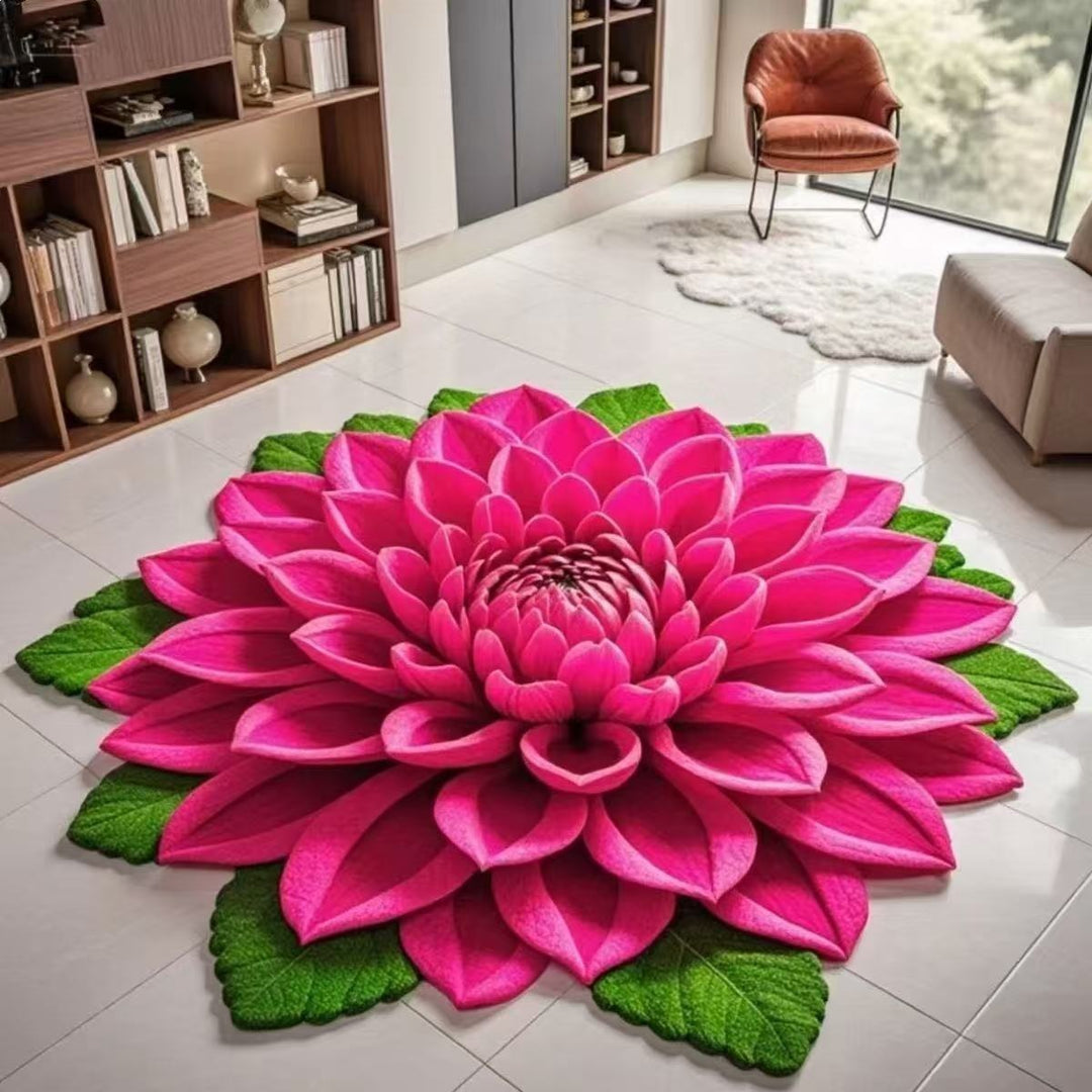 Dekorativer Blumen-Badezimmerteppich