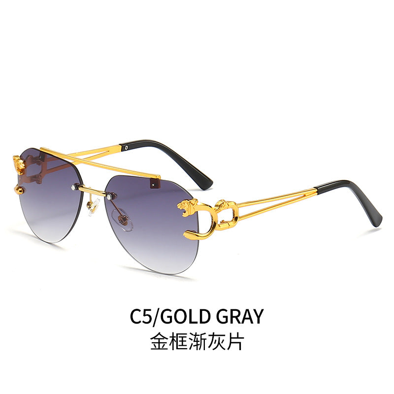 Damen Designer-Sonnenbrille mit einzigartigem Tierakzent Karnz