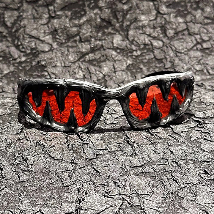 Damen Sportsonnenbrille mit innovativem Monster-Design Karnz