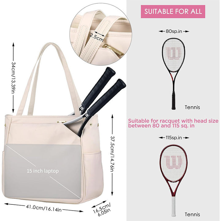 Sportliche Tennis-Tasche mit Spezialisierten Fächern für Schläger und Zubehör Karnz