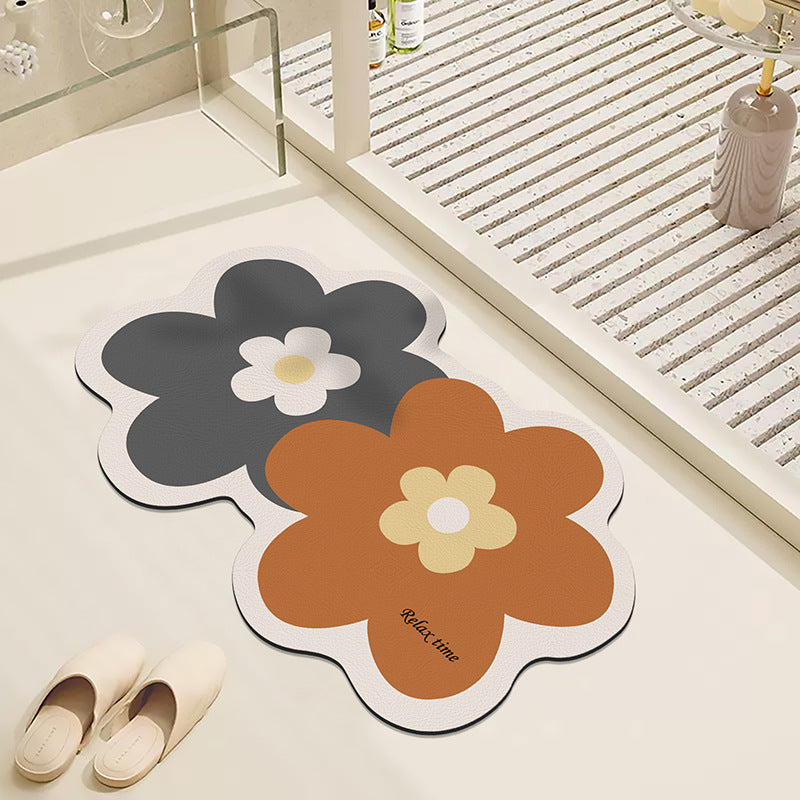 Floral Design Badmat für Badezimmer