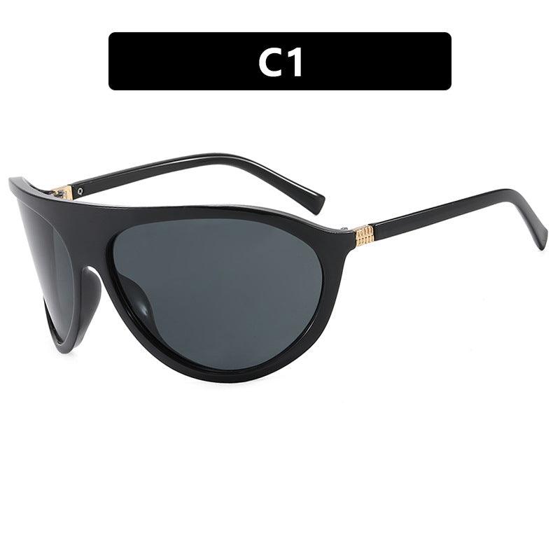 Damen Cat-Eye Sonnenbrille mit einzigartigem Design und schützendem UV-Filter Karnz