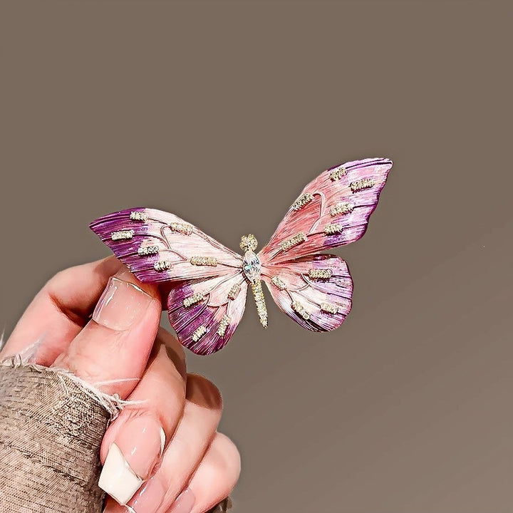 Elegante Schmetterlingsbrosche Karnz