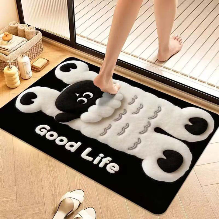 Süßes Hundedesign Badematte