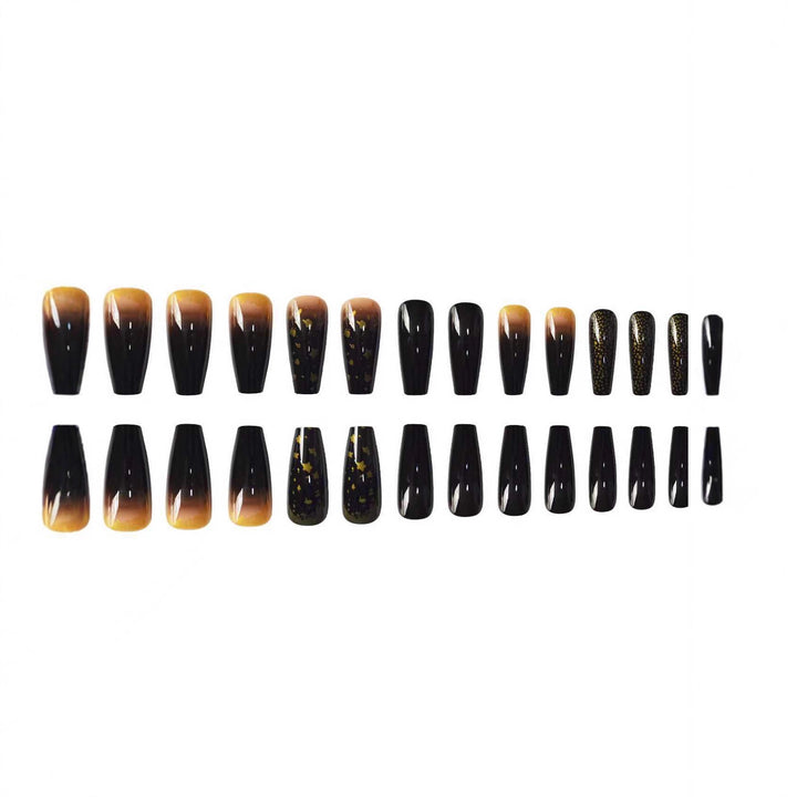 Glamouröse von einem sternenklaren Nachthimmel inspirierte Press-On Nagelset Karnz