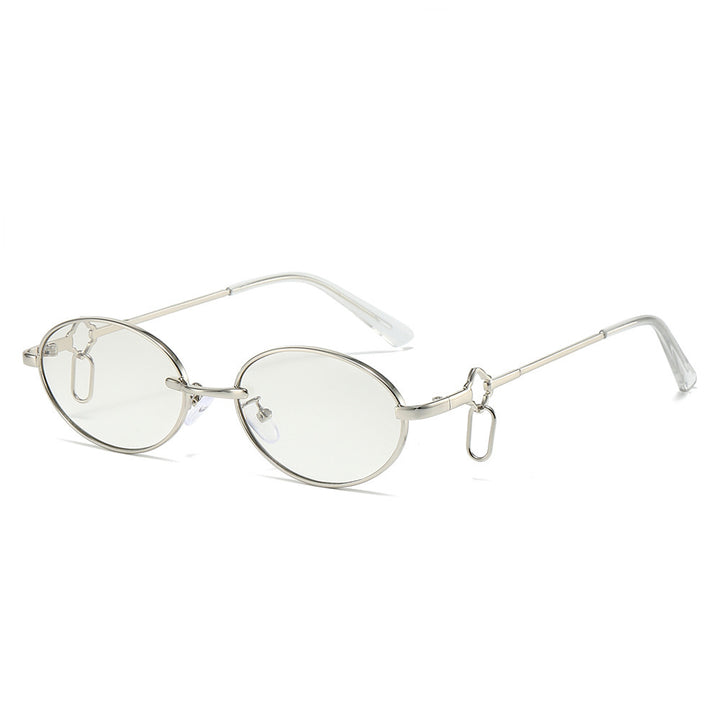 Vintage-inspirierte runde Rahmen-Sonnenbrille Karnz