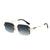 Damen Geometrische Designer-Sonnenbrille mit luxuriösem Metallrahmen und hochwertigen UV-Schutzgläsern Karnz