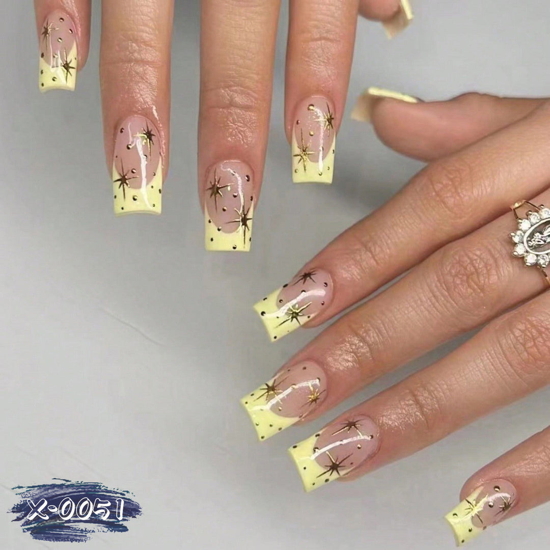 Luxus Druck-On Nagelkunst Set Karnz