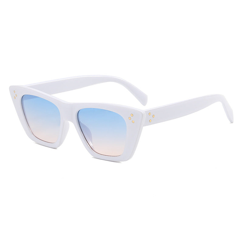 Damen modische Cat-Eye Sonnenbrille mit UV-Schutz und stilvollem Design Karnz