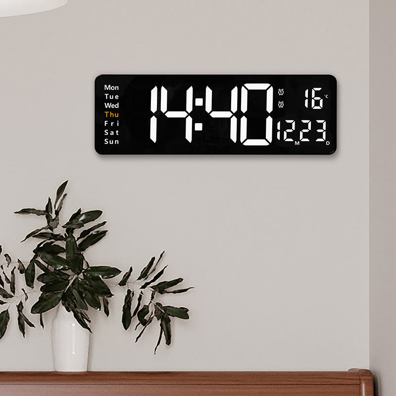 Digitaler Wandwecker mit Multifunktionalem Led-Display Karnz