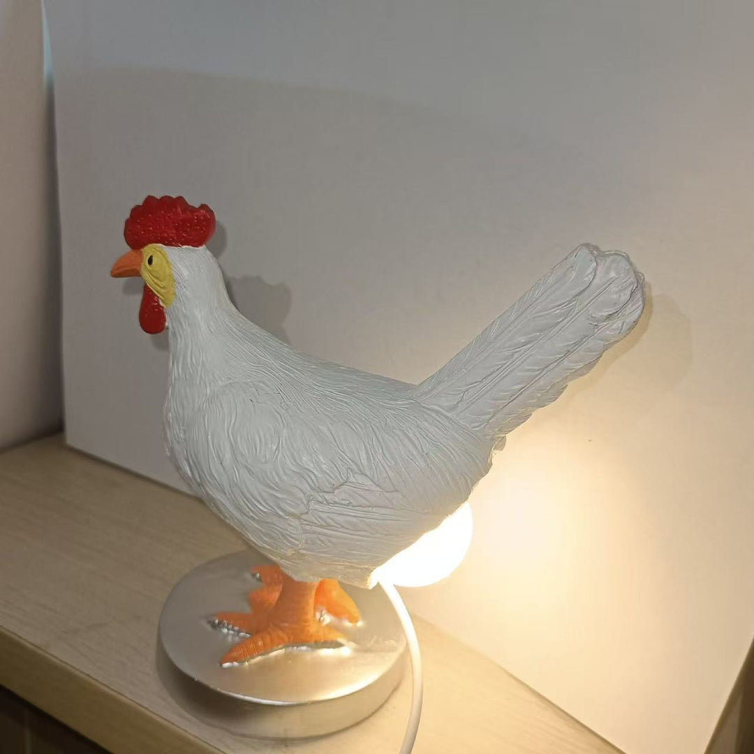 Tischlampe in Hühnerform Karnz